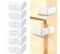 6 Pack Safe Cupboard Locks for Children, Child Proof Drawer Locks, Baby Proofing Cabinet Lock for Drawers Door Dishwasher Fridge Cupboard