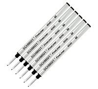 6 Pack - Schmidt 6040 FineLiner Fiber Tip Metal Refill - Black Ink
