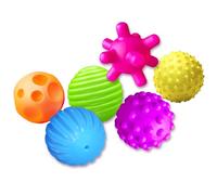 6 Pack Sensory Balls for Kids,Baby Toys Sensory Balls Multiple Textured Multicolor, Massage Soft & Textured Balls Set Develop Kid's Tactile Senses Toys