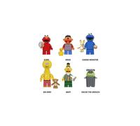 6-Pack Sesame Street Minifigures - Neighborhood Friends Building Block Toys (Yes241)
