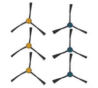 6 Pack Side Brushes for Midea M7 M7 Pro Robot Vacuum Cleaner Supports Predictable Wear Patterns Over Extended Usage Periods