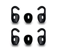 6 Pack Silicone Eargels, Earhook Black, Eargels Earbuds Tips for Jabra Talk 45/ for Stealth/for Boost Bluetooth Headset Headphone Earphones Accessories Pack