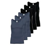 6 Pack Sleeveless Vests Feinripp Premium by Ammann 181150 M-2XL 3 colours
