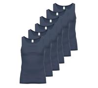 6 Pack Sleeveless Vests Feinripp Premium by Ammann 181150 M-2XL 3 colours