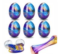 6 Pack Slime Balls Easter - Slime Kit Stretchy, Non-Sticky, Mess-Free Slime for Stress Relief Toys, Easter Basket Stuffers, Party Bag Filler for Kids, slime party bag fillers for Boys and Girls