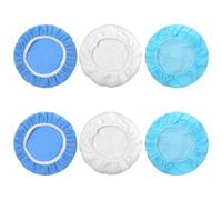 6 Pack Soft Microfiber Polishing Bonnet Buffing Pad Car Polishing Pads Car Polisher Pad Cover Cars Waxers Bonnets Set Cars Orbital Buffer Polisher Pads 9-10 Inch for Orbital Buffer Polishers