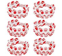 6 Pack Soft Sports Thin Head Bands | Non-Slip Accessories Bands for Fashion, Washing Face, Workouts, Yoga, Daily Use, Dog Paws Animal