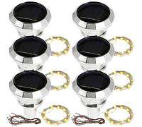 6 Pack Solar Diamond Wine Bottle Lights, 2M 20 LED Copper Wire Fairy String Lights IP65 Waterproof Cork Lights Wine Bottle Night Light Auto On/Off for Wedding Party Holiday Christmas Patio Decor