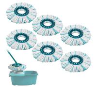 6 Pack Spin Mop Heads Replacement for Leifheit Clean Twist Disc Mop Micro/Ergo, for Leifheit mop head replacement/Mop Leifheits, Super Absorbent and Efficient Decontamination, Suitable for All Floors