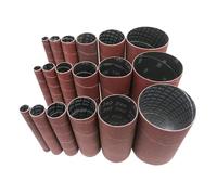6 Pack Spindle Sanding Sleeves for Oscillating Sander, 80 120 240 Assorted Grit Sandpaper for Metal Woodworking Polishing(120 Grit)