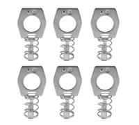 6 Pack Stainless Steel RV Water Heater Cam Lock Rustproof Easy Install Twist Latch for Water Heater Door Gas Tank Cover Replacement Security Fastener