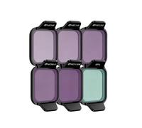 6 Pack Standard Day Filter Kit，Compatible For DJI, Flip And | Filters Camera Accessories ，Compatible For DJI, Lito X1 Freewell , ND8 ND16 ND32 ND64 ND128 ＆ PL