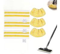 6 Pack Steam Cleaner Pads, Compatible with Karcher SC3, SC4, SC5, Washable and Reusable, Steam Mop Accessories for Floors, Tiles