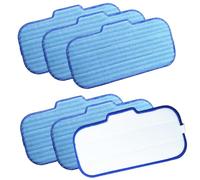 6 Pack Steam Mop Pads Replacement for Newbealer NC603C NC602N Steam Mop Cleaner,Reusable & Washable for Laminate，Hardwood, Tile & Ceramic Floors，Carpet Cleaning