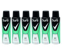 Sure Anti Perspirant - Men Quantum 150ml (6 Pack)