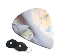 6 Pack The Cat Looks in the Mirror Guitar Picks - 0.46 0.71 0.93 mm Includes Cool Guitar Picks Thin Medium Heavy Thickness, Electric Guitar Picks for Acoustic Guitar Bass Ukulele