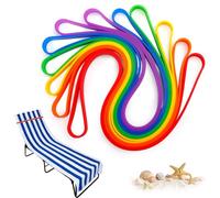6 Pack Towel Bands Rubber Towel Clips for Beach Pool Cruise Chairs Water Games Vacation Trip Essentials Necessities Must Have Home Family Office Decor Party Favors Supplies Needs Travel Gifts(1.5mm)