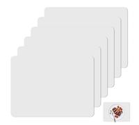 6 Pack Translucent Silicone Mats, Clear Countertop Protector Mat Non-Slip Silicone Mats for Worktops 40x30cm for Kitchen Counter Dining Heat Resistant