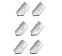 6 Pack Tungsten Carbide Glass Cutting Heads, 6-12mm Wide Range Lightweight Spares, Universal Fit for Pistol & Pencil Grip Cutters, Precision Tool for Glazing & Stained Glass Craft