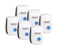 6 Pack Ultrasonic Pest Repeller Electronic Plug in Rodent Mouse Roach Bug Insect Repellent Indoor H