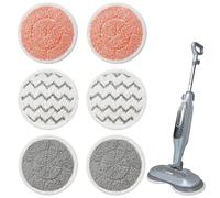 6 Pack Upgraded steam mop Pads,Replace steam mop Pads for Shark S7000AMZ S7001 S7001TGT S7000 Series Steam and Scrub All-Purpose Hard Floor steam mop,Replacement mop Pads