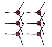 6-Pack Vacuum Brush Replacement for Laresar Mars01 Side for Lubluelu Robot Plus Cleaners - Nylon Plastic Hard-to-Reach for Brush Cleaning Corners for Edge Areas Pets Children