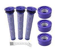 6 Pack Vacuum Filter Replacement Kit for Dyson V7, V8 Animal and V8 Absolute Cordless Vacuum, 3 HEPA Post Filter, 3 Pre Filter, Replaces Part # 965661-01 & 967478-01