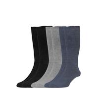 6 Pack Value Cotton Blend Diabetic Socks Chums Multi 7-11