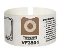 6 Pack VF3501 Filter Bags, Compatible with Ridgid 4Gallon Dust Bags/Workshop Dry Vac Bags, Fine Dust Bags Part# RIDGID VF3501 / WORKSHOP WS32045F