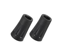 6 Pack Walking Stick Tips, Trekking Pole Tips Stick Rubber Ends Universal Ferrules Hiking Poles Caps Crutch Protectors Replacement Accessories for Enhanced Grip Stability Suitable for 11mm Diameter