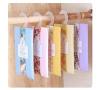 6 Pack Wardrobe Fresheners with Hanging Sachets - Scented Sachets for Wardrobes and Drawers - Drawer Freshener with Natural Scents for Closets, Drawers, Cars, and Luggage