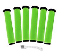 6 Pack Washable Dirt Bin Stick Filters for Gtech AirRam MK2 K9 & AirRam MK2 Cordless Vacuum Cleaner | Replacement Spare Parts for Gtech Air Ram