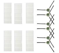 6-Pack Washable Filters for EICOBOT R20 Cleaner | 6 filters 6 brushes, washable design, easy install, dust for capture, extends robot life