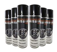 (6 Pack) White Grease with PTFE - Ideal for controlled lubrication of brake rods, door hinges, rebound straps, gears, springs, rollers, bearings, hinges and guiderails