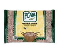 ( 6 Pack) White Pearl Masoor Whole - 2Kg