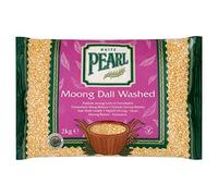 ( 6 Pack) White Pearl Moong Dall Washed - 2Kg
