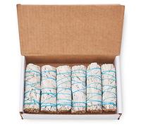 6 Pack White Sage ~ Sage Smudge Sticks for Smudging & Cleansing Energy ~ Bulk/Wholesale ~ Sustainably Grown (6 Pack)