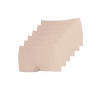 6 Pack Women's Panty Cotton light by Pompadour Size 10-20 in three colors