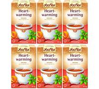 (6 PACK) - Yogi Tea - Heartwarming Tea | 17 Bag | 6 PACK BUNDLE