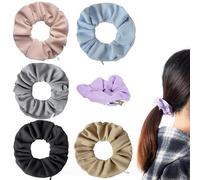 6-Pack Zipper Scrunchie Safe - Hidden Pocket Scrunchies for Cash, Keys, Valuables, Hair Ties with Secret Storage - Ideal Diversion Safe Disguise for Women