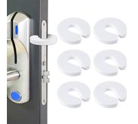 6 Packs Door Finger Guards, Door Slam Stopper Baby Child Finger Guards for Doors Top Foam Stoppers Prevents Child Fingers Injuries/Pet from Getting Locked (White)