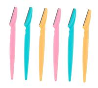6 Packs Eyebrow Razor Shaper Shavers Face Razors Dermaplaning Blades Face Hair Removers Women Face Razor Exfoliating Dermaplaning Tool Blades Shaver Trimmer Shaper for Women and Men(Random)