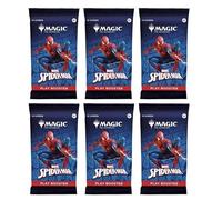 6 Packs Magic The Gathering Play Booster Pack Lot MTG Marvel's Spider-Man
