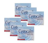 6 Packs of Cystocalm Cystitis Relief Granules, Cranberry Flavour, 6 Packs of 6 x 4g Sachets (36 sachets)