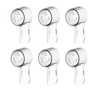 6 Packs Plastic Toothbrush Head Covers Compatible with Oral B iO Series iO4 iO5 iO6 iO7 iO8 iO9 High Transparency Electric Kids Toothbrush Dustproof Cap for Travel, Business Trips, Home and Family