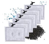 6 Packs Small Filters Cartridges Compatible with Aqueon Small Filter Carbon Filter Cartridge Compatible with Aqueon QuietFlow E Internal Power Filter 10 and 1/2.5/5 Gallon Minibow Aquarium Filters