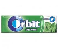 6 Packs Wrigley's Orbit Spearmint Sugar Free Chewing Gum Helps keep Teeth Clean And Mouth Fresh