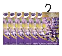 6 Packs x Aromatic Hanger Lavender Scent Fragrance for Wardrobe Car Drawer