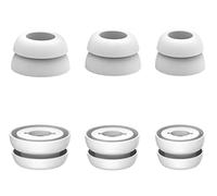 6 Pair Ultra Comfort Galaxy Buds Pro Earplugs Replacement,Double Flange Galaxy Buds2 Pro Headphone Earplug Set,Silicone Headphone Ear Buds Accessories Compatible with Samsung Galaxy Buds Pro 2021