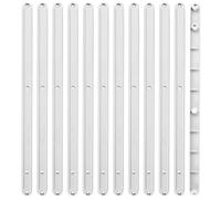6 Pair White Plastic Drawer Runners,298mm Draw Runners Replacement,Kitchen Cupboard Rails Cabinet Sliders Keyboard Tray Runners Draw Rail Set Draw Runners Replacement